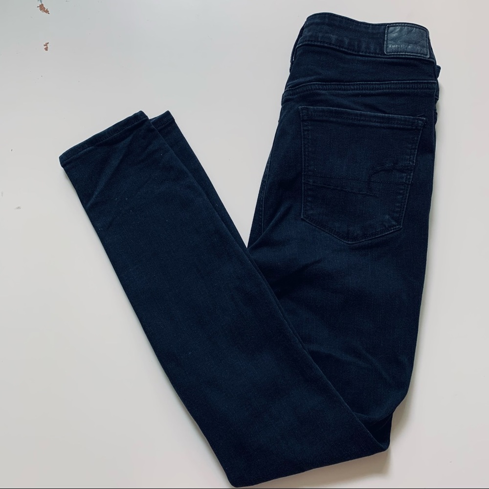 🇺🇸 AMERICAN 🦅 OUTFITTERS stretch black skinny jeans size US 8